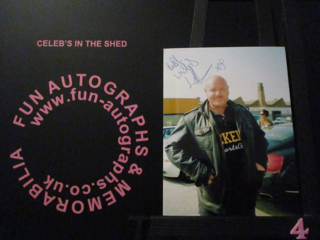 Lee Hipgrave Authentic Autographed 6x4.5 Our Facing Photograph (4)