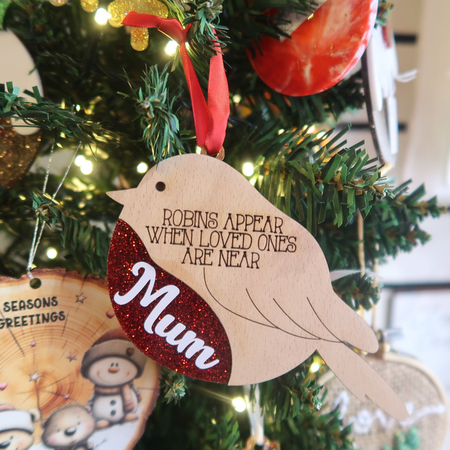 Memorial Robin Hanging Decoration