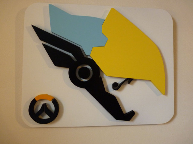 Pharah d&#039;Overwatch - 25x20 cms