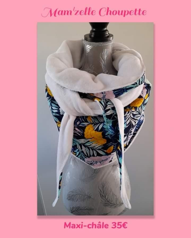 Maxi Châle motif floral