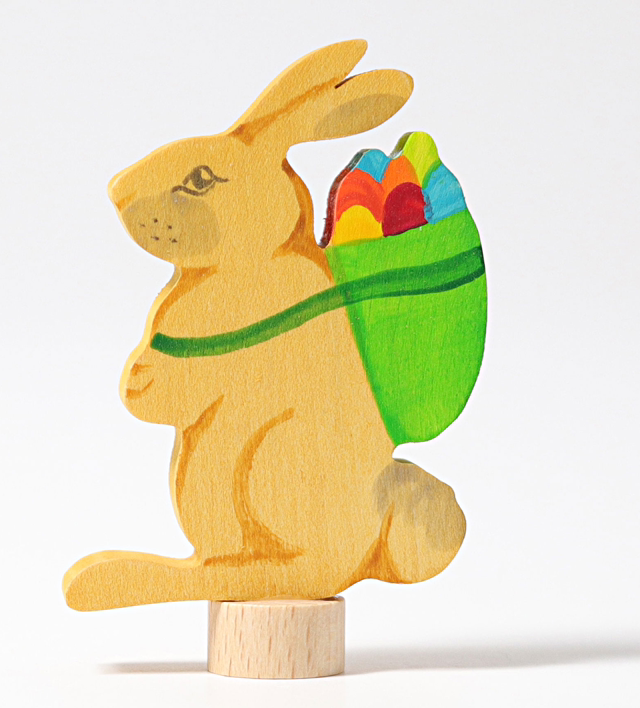 Grimm’s Steckfigur Hase mit Korb