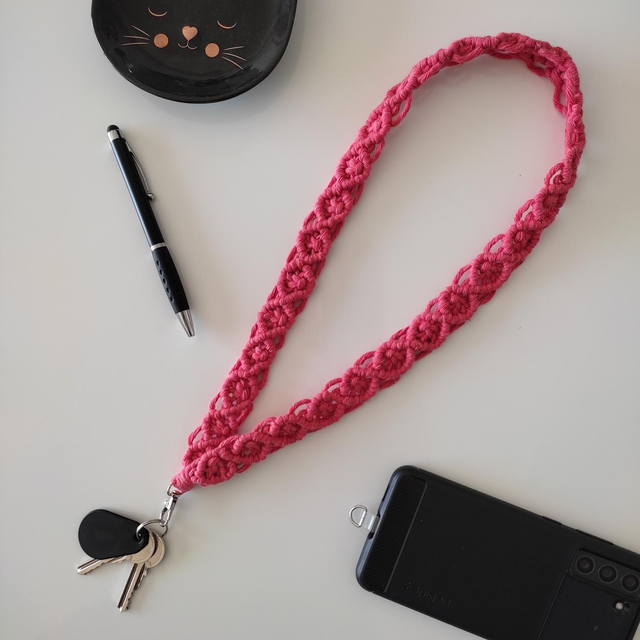 Tour de cou en macramé