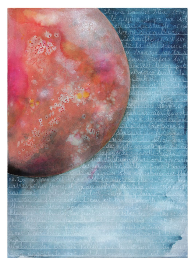 Il y a un ciel bleu, et on le respire. (Original)