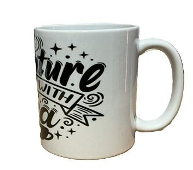 Morning Tea 11oz White - personalized ceramic mugs.