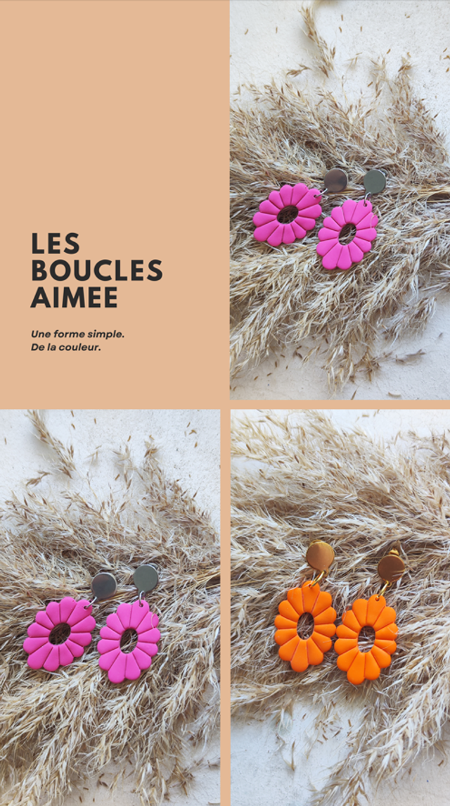 Boucles d'oreille Aimée