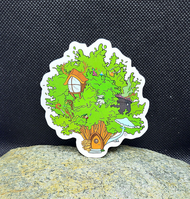 Sticker "Arbre enchanté"
