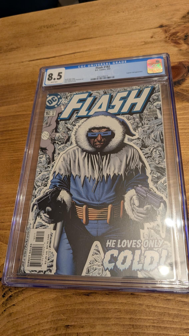 CGC Graded Comic 8.5 DC The Flash #182