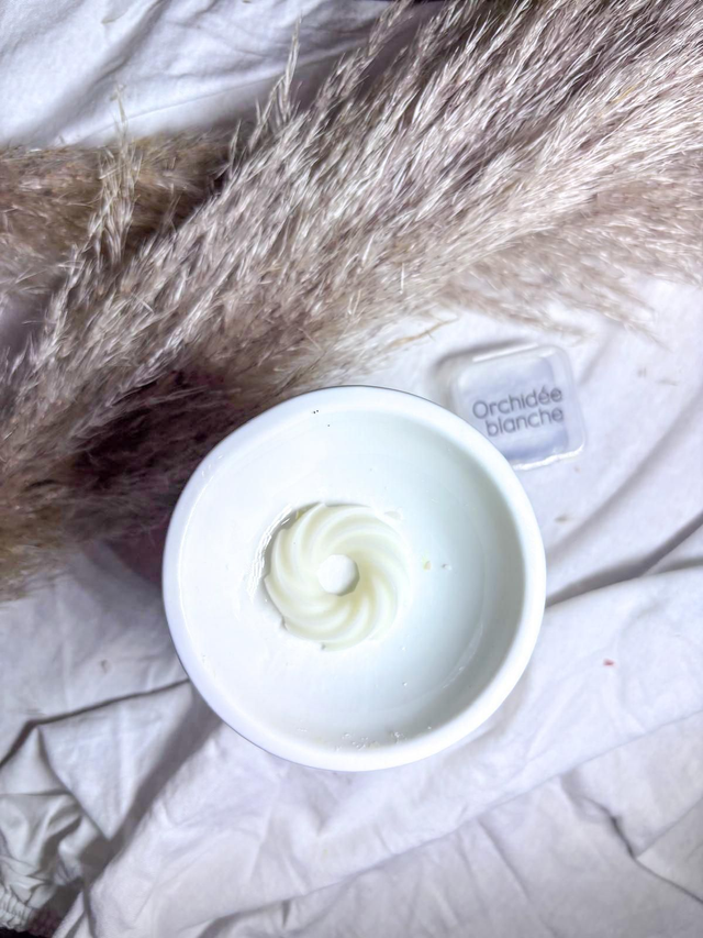 Fondant orchidée blanche 