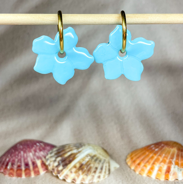 Lys bleu ciel (sans créoles)