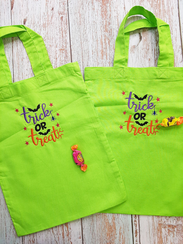 Baumwolltasche "Trick or treat"