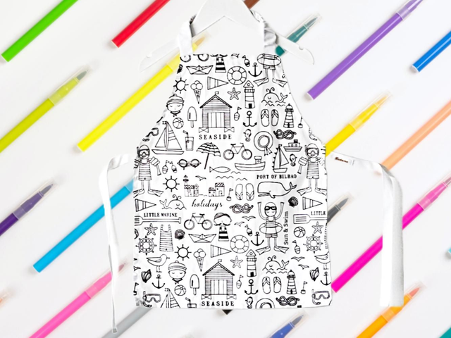 Tablier à colorier 2-4 ans