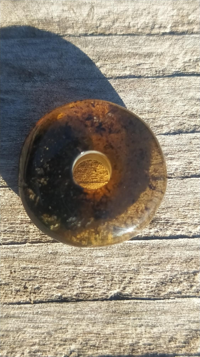 Pendentif Donuts Ambre