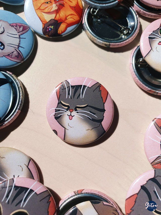 Badge chat émotion sure