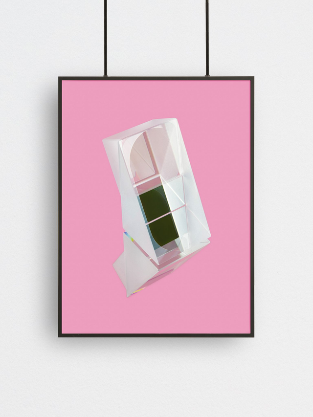 Der gestörte Kristall (1), Fine Art Print