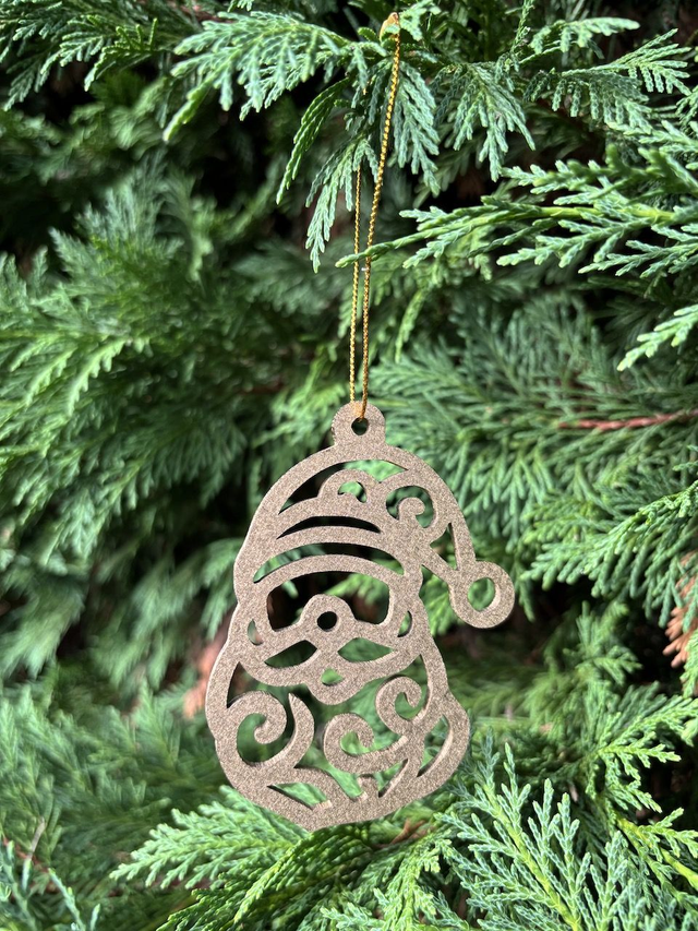 Boule de Noel Père noel Or