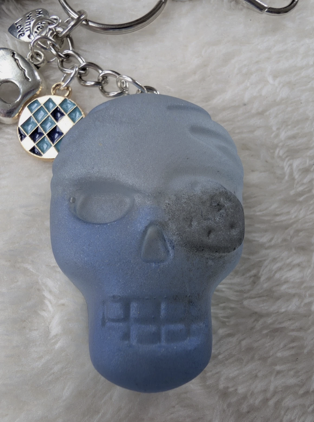 Funky Skull Keyring (Eye Patch Design)