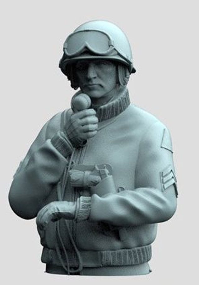 3DiMontis - WW2 US Tanker 4 (1/16) Half figure