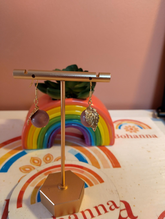 Handmade polymer clay earrings - Autumn berry 