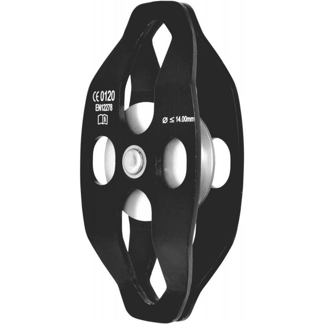 Poulie simple à flasque ouvrante, accrochage double KRATOS