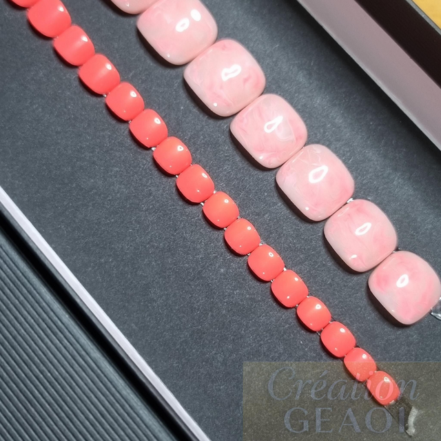 Corail boo marble little pieds