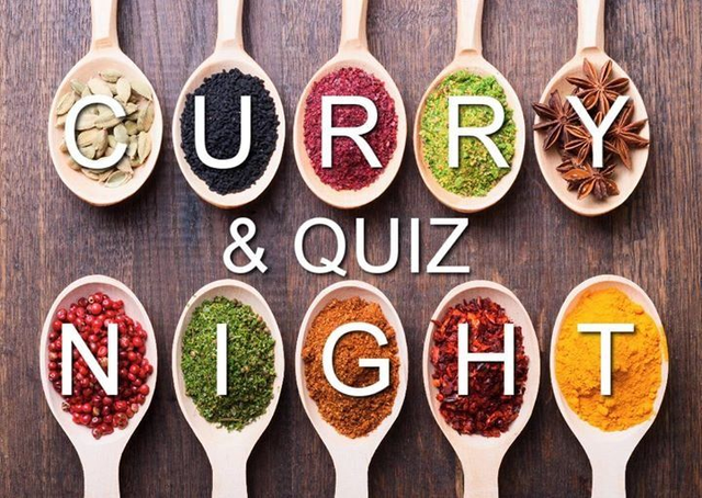 Curry and Quiz Night (15th November 7:00 pm)