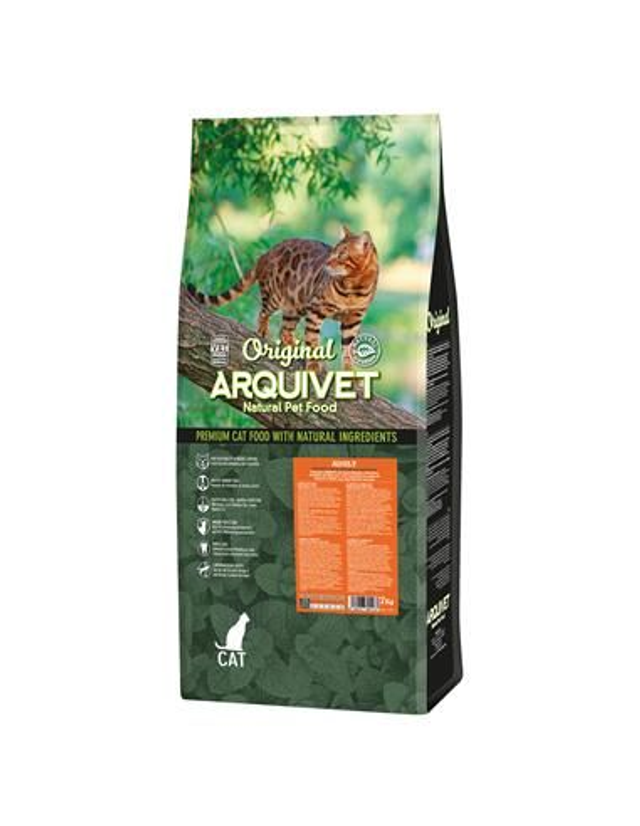Croquettes au poulet pour chats adultes stérilisés - 7 Kg - Arquivet / ARQ1177