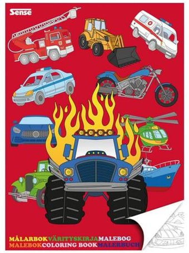 Målarbok Fordon ( best vara ) *
