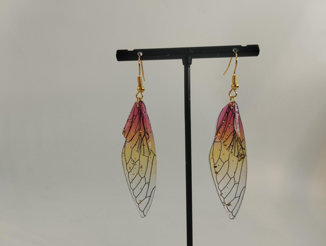 Boucles d’Oreilles Ailes de Fée – Bijoux Féeriques, Légers &amp; Magiques – Cadeau Fantaisie
