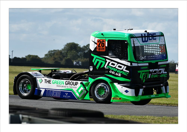 ICA3782 Callum Eason BTRC WDE Motorsport British Truck Racing Championship Motorsport Photographic Print