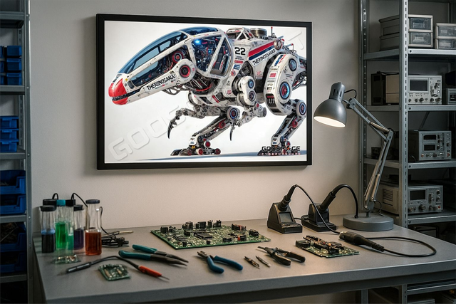 Cadre Cybernosaure Therizinosaure (19)