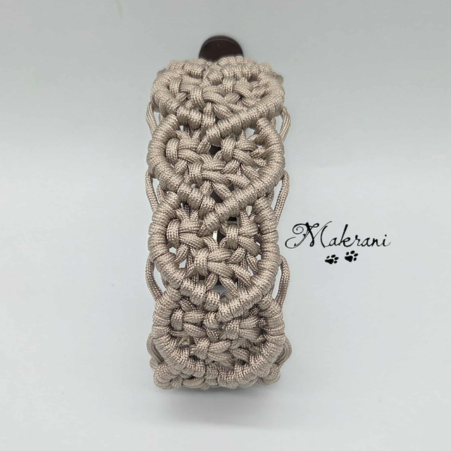 Makramee Halsband "Herzen"