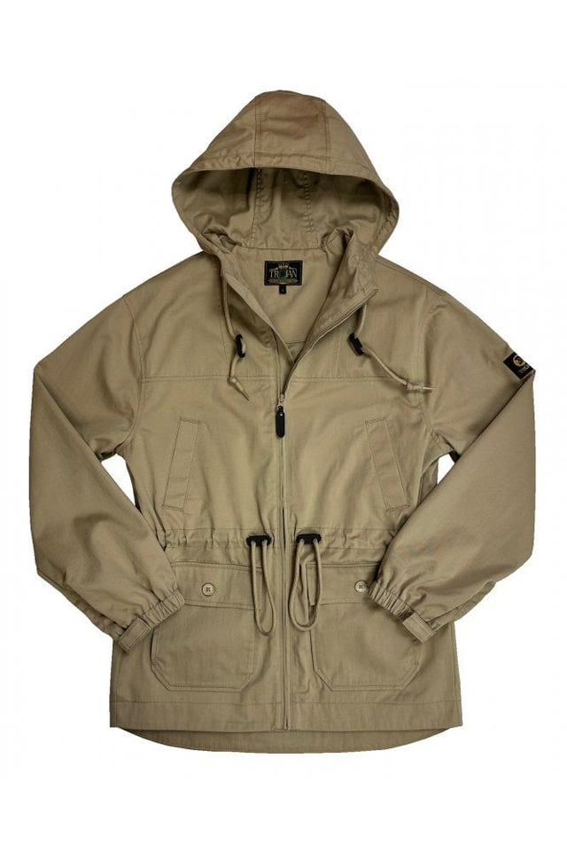 TC1053 Twill Badged Parka - Stone (3 colours available)