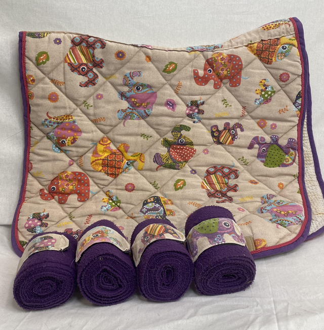 Lot tapis + bandes éléphant