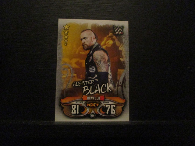 Aleister Black - NXT Slam Attax Live Original Trading Card #199