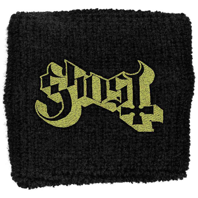 GHOST EMBROIDERED WRISTBAND: LOGO