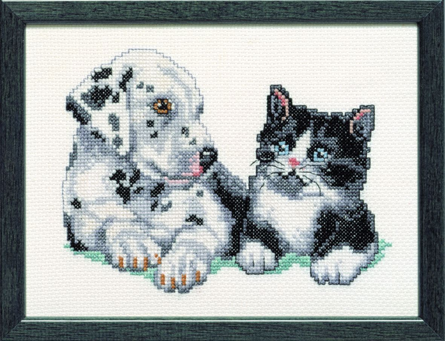 Pako Dog and Cat Cross Stitch Kit 215.410