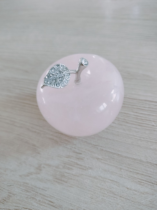 Pomme quartz rose 45 mm Brésil