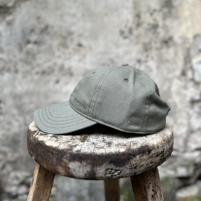 Stetson Baseball Cap Brushed Twill Olive 