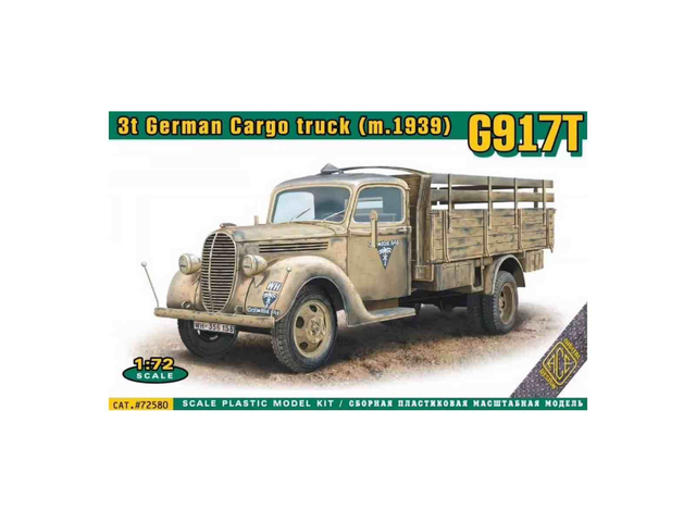 G917T 3t German Cargo truck&#039;39 ACE 72580 1/72
