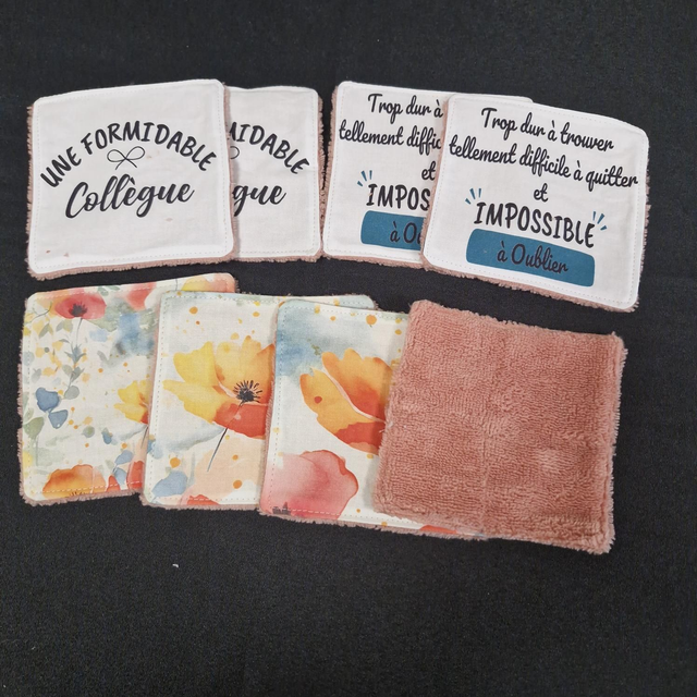 Lingettes réutilisables tout doux – coton &amp; éponge de bambou