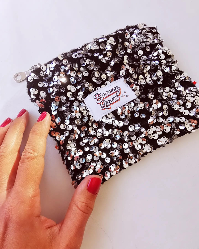 Pochette ROMY à sequin &quot;dancing queen&quot; 