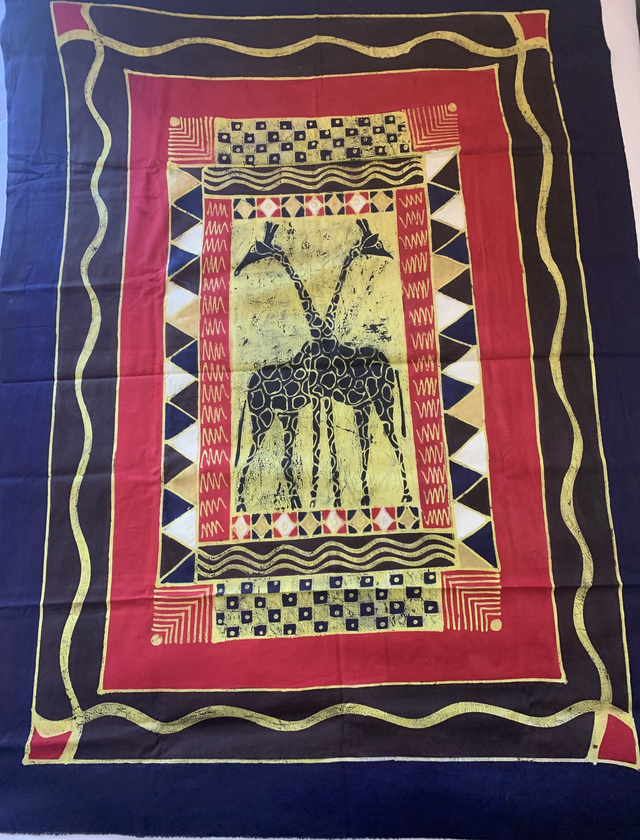 Giraffe Patterned Batik