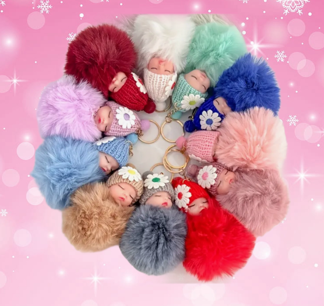 REBORN BABY PLUSH KEYRING