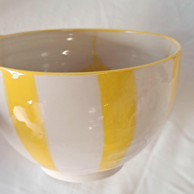 Saladier Gingko jaune (grand modèle)