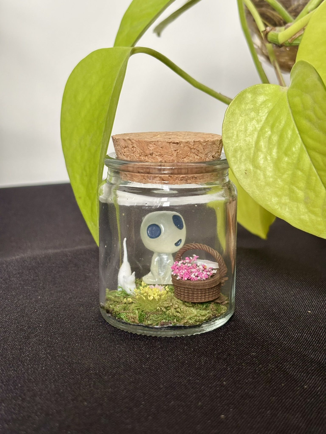 🍃 Mini terrarium verre - Édition été - Kodama