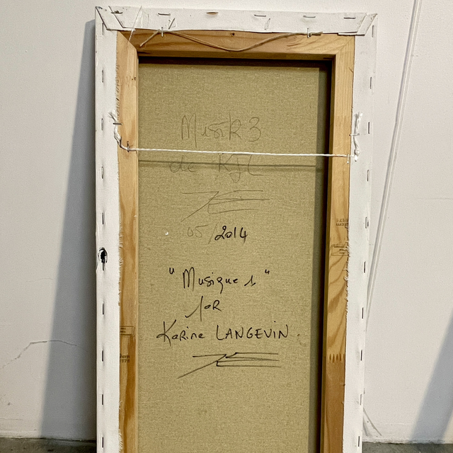 Musique 1 - 30x60cm - 2014