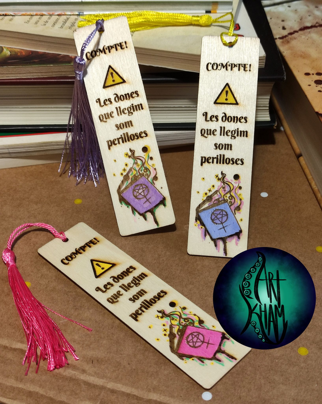 Marcapáginas para mujeres peligrosas