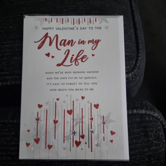 Man In My Life ~ QUALITY Valentines Cards Great Designs