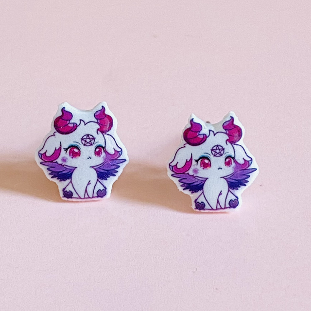 Boucles d’oreilles Démon Mignon