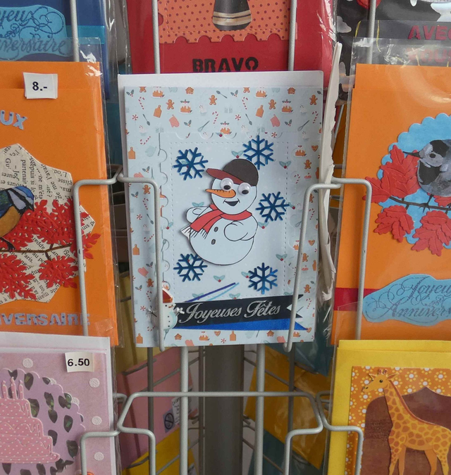 Un adorable bonhomme de neige